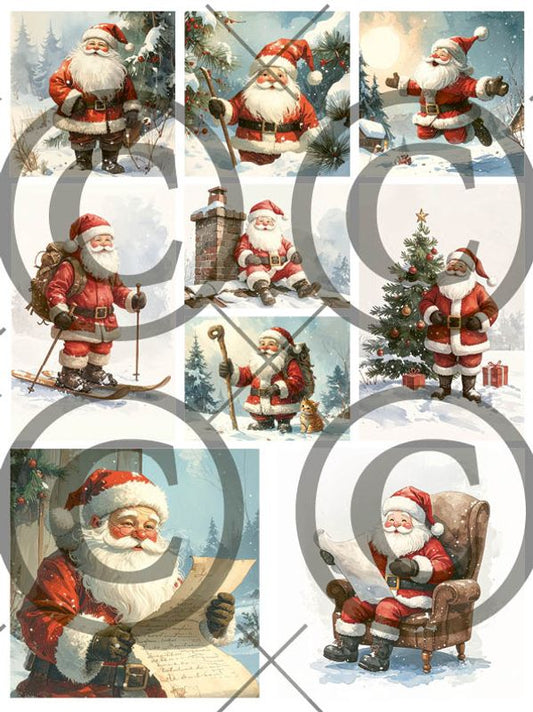 Papirdesign Motivark - Julenisser - PD 251539