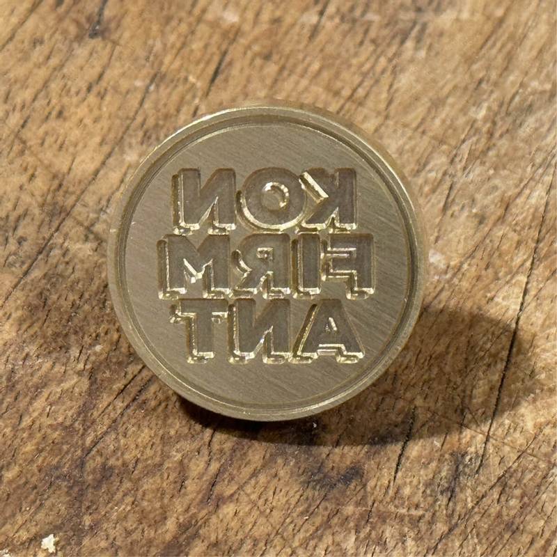 Papirdesign-lakkstempel - Konfirmant