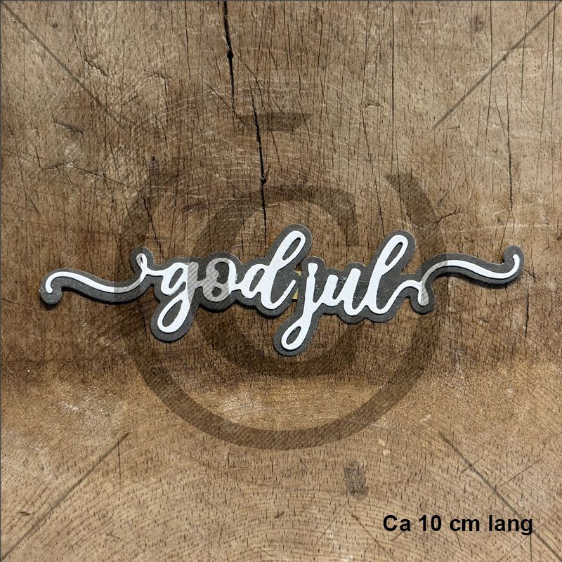 Papirdesign pd1365- God jul 25- die m/skygge