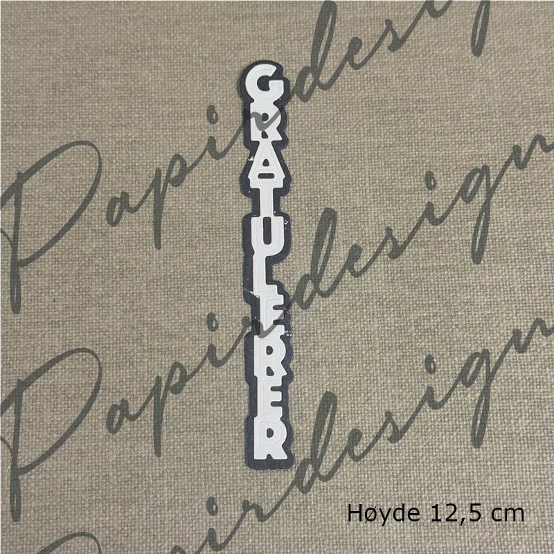 NYHET! Papirdesign dies - Gratulerer 33