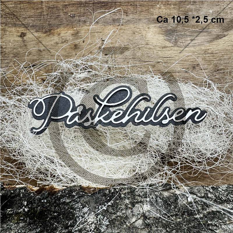 Papirdesign dies - Påskehilsen 5