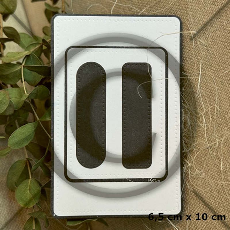 Nyhet! Papirdesign dies - Rektangel klippeark