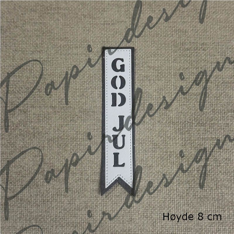 NYHET! Papirdesign dies - God jul 30 m/ skyggedie