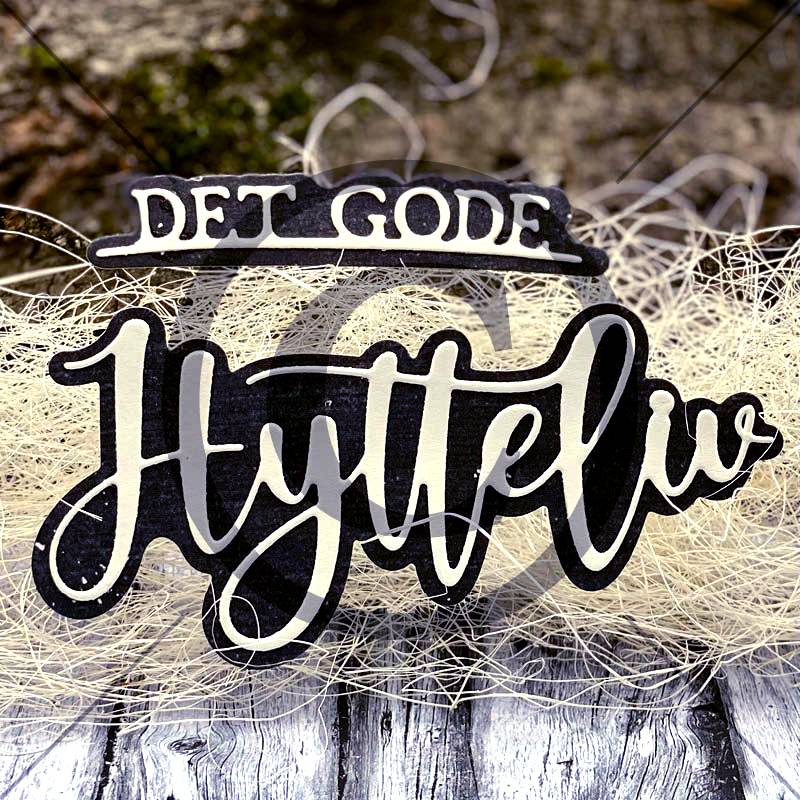 Papirdesign dies -Det gode hytteliv