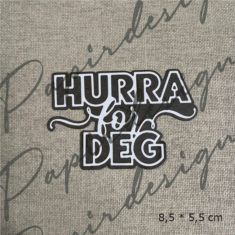 NYHET! Papirdesign dies - Hurra for deg