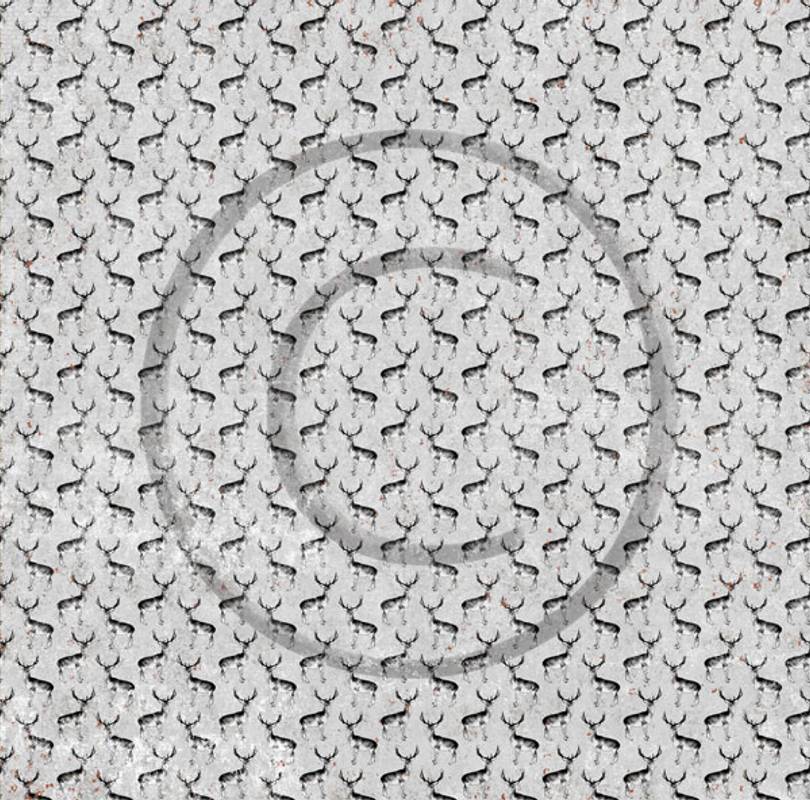 Papirdesign mønsterark 12x12 - Hjort er hjort - PD18489