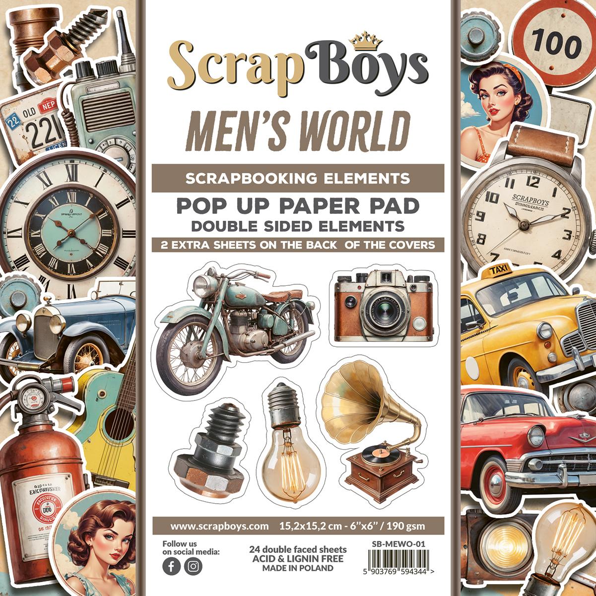 ScrapBoys - Men`s World - SB-MEWO-01 - Pop Up Blokk