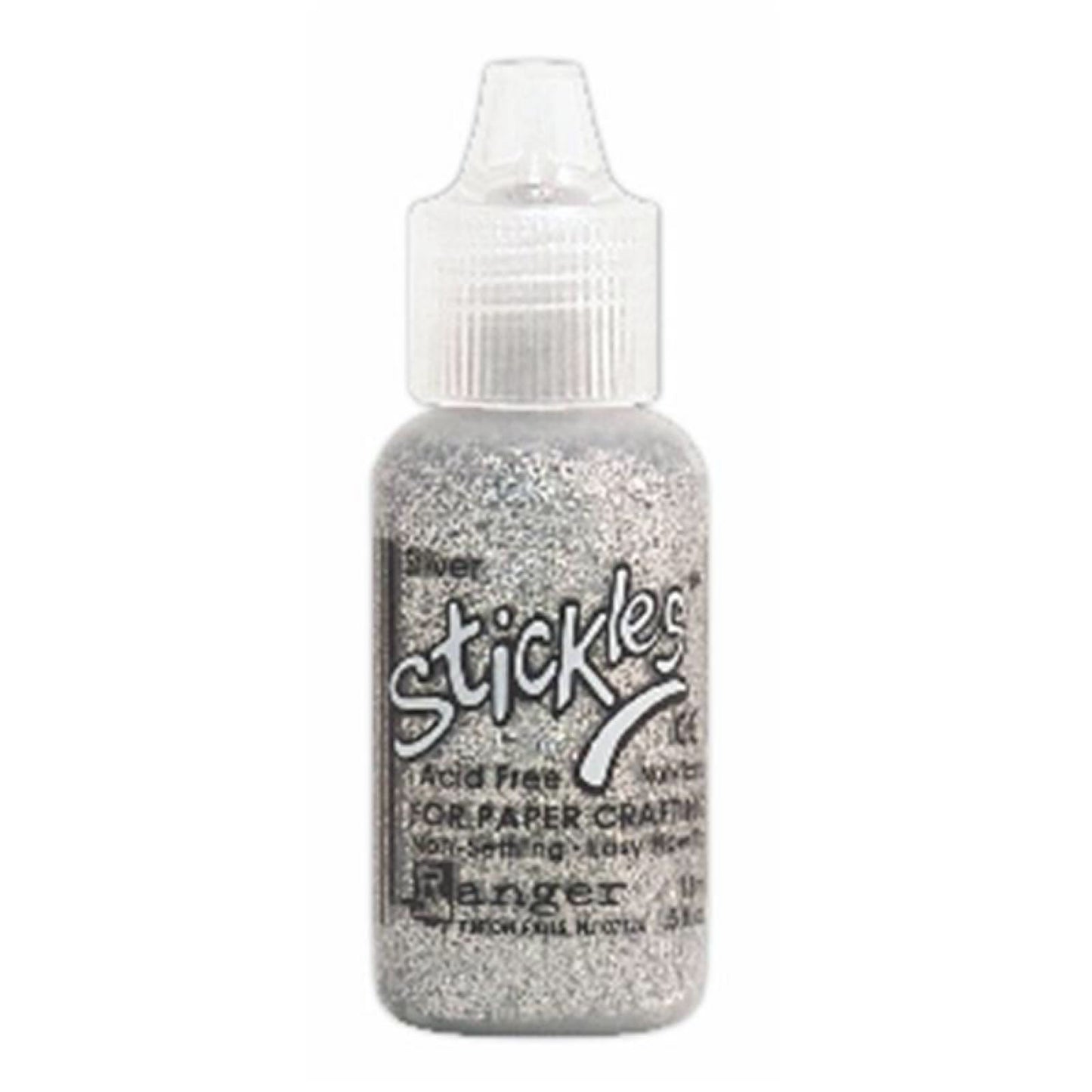 Glitterlim, Stickles silver- glitterlim sølv
