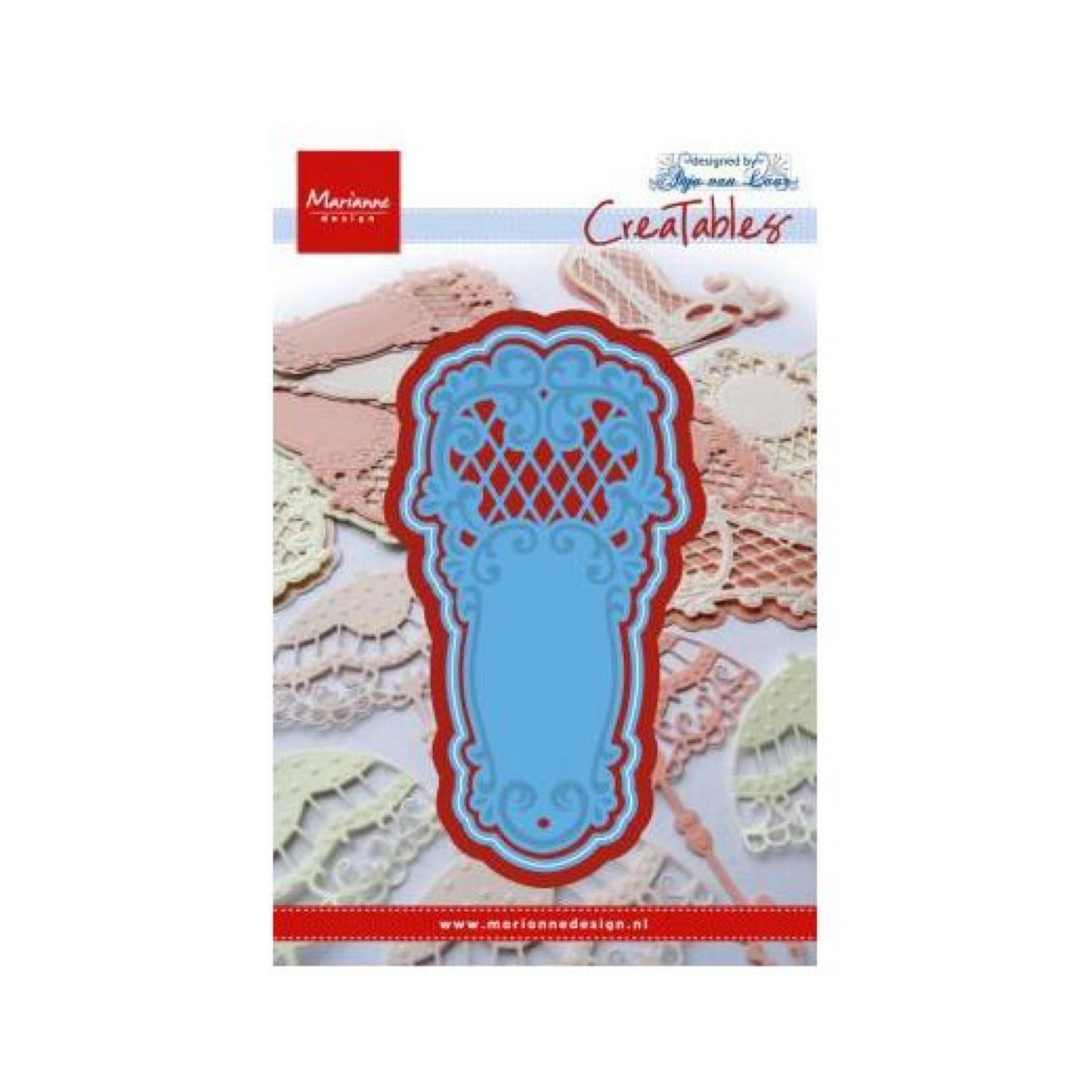 TLBUD! - 80% Marianne Design - swirl tag