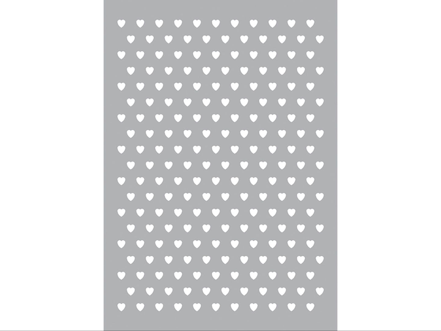A4 Stencil hjerter