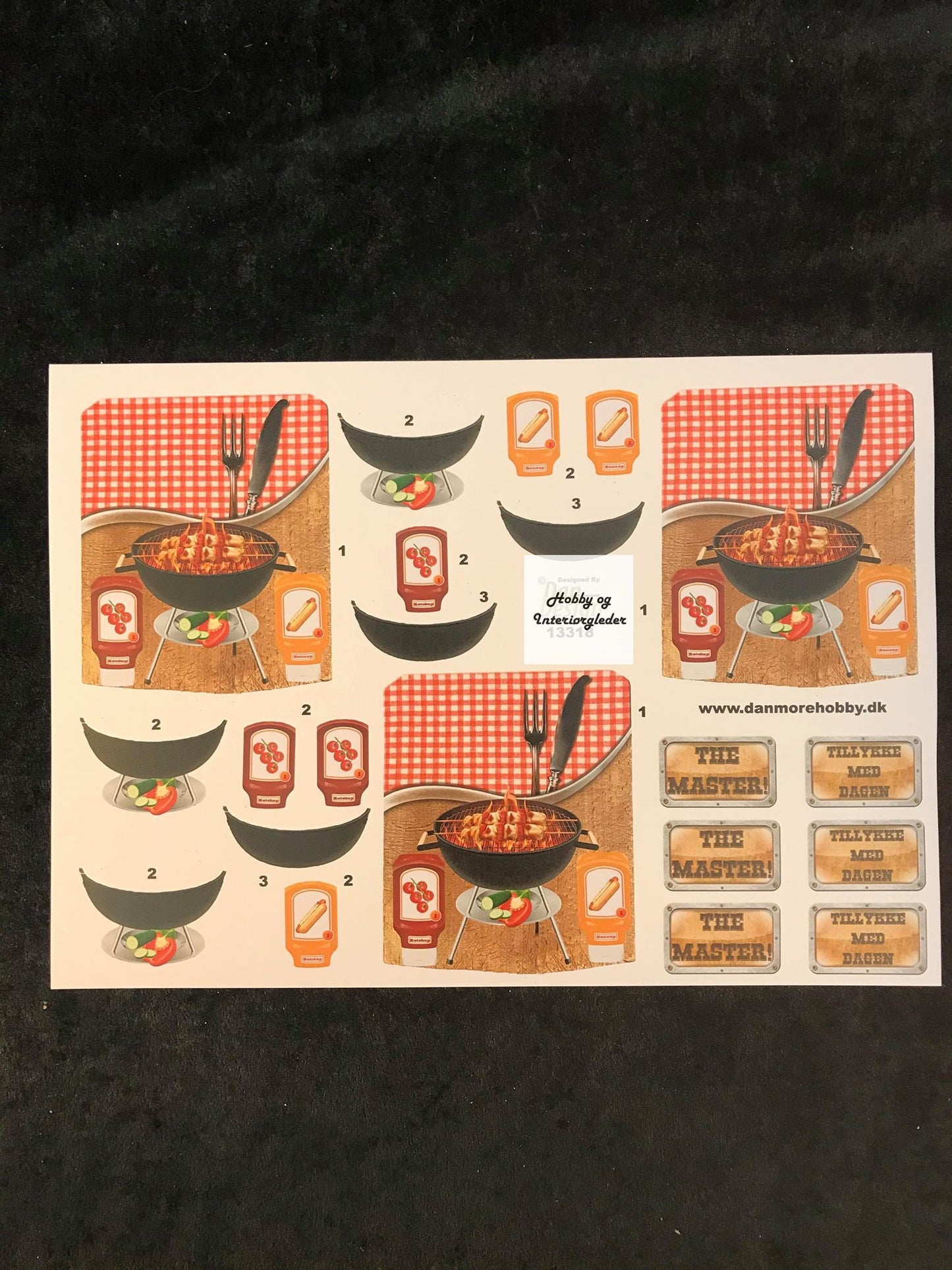 3D klippark grilling