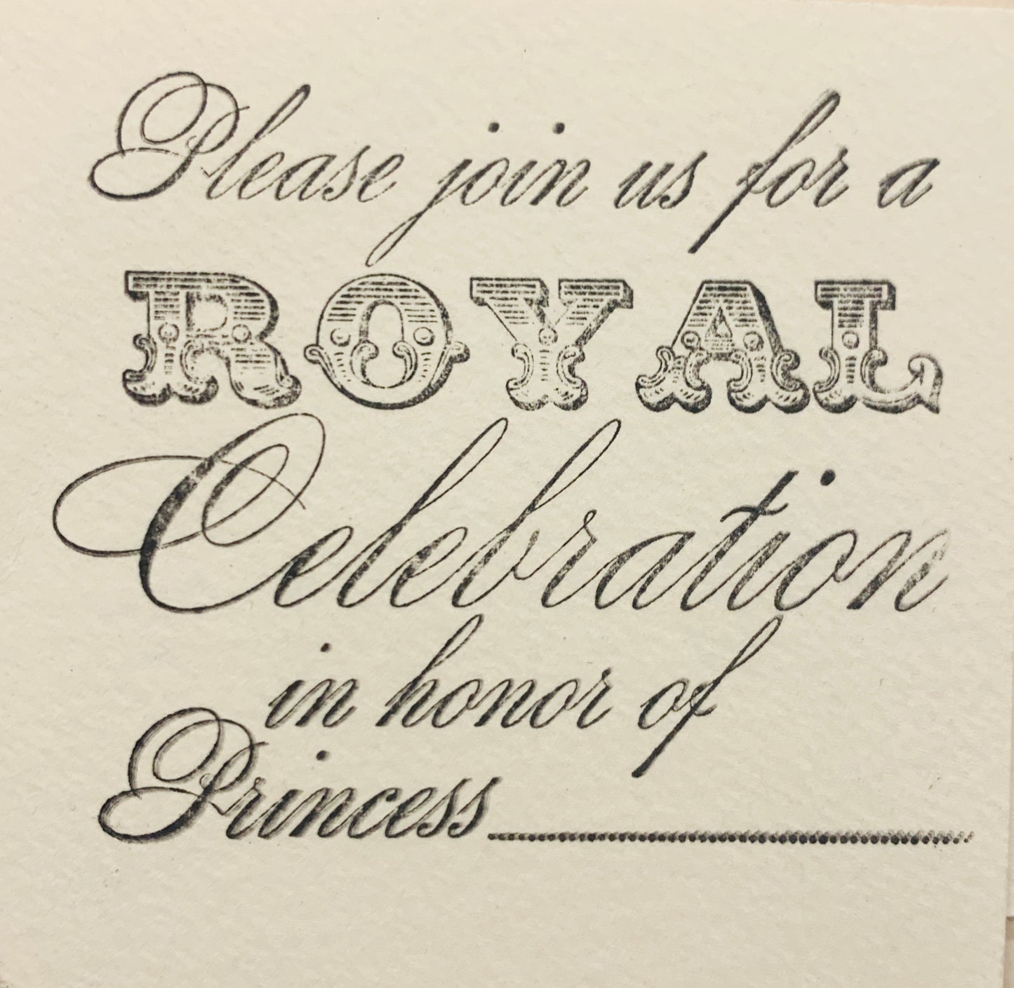 TILBUD! -70% Magnolia stempel tekst: Please join...