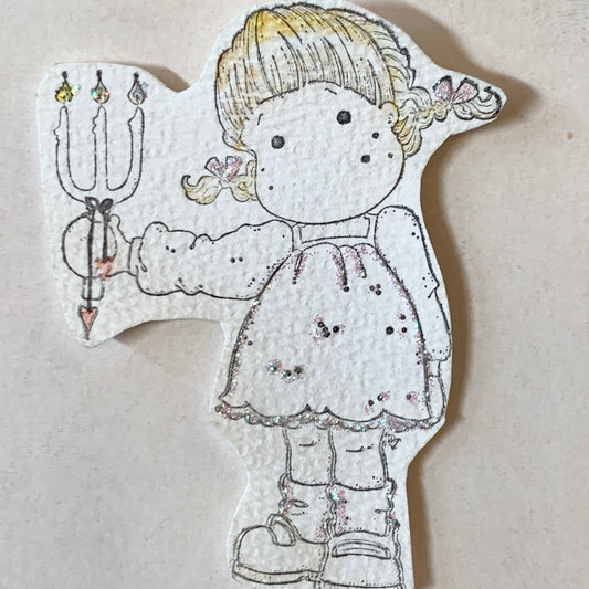 TILBUD! -70% Magnolia stempel : Tilda med lysestake