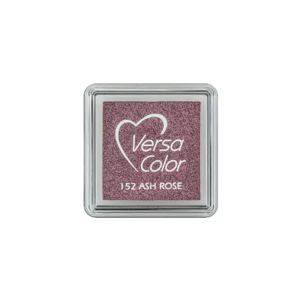 Versacolor inkpad, Ash rose, rosa, liten stempelpute.