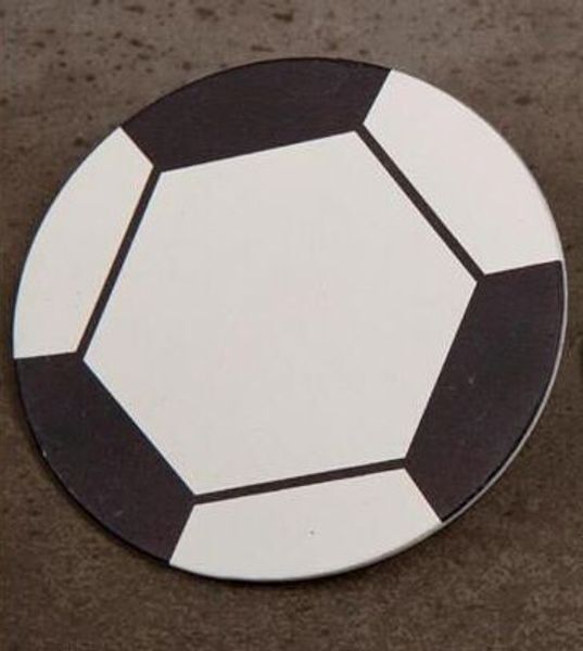 Bordkort - fotball med klype, 6stk