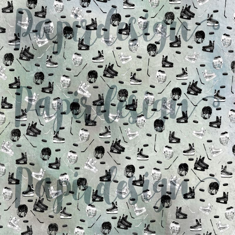 Papirdesign - Vårtegn - Hockey