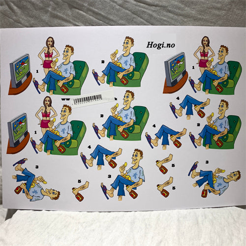 3D klippark Fotballkamp