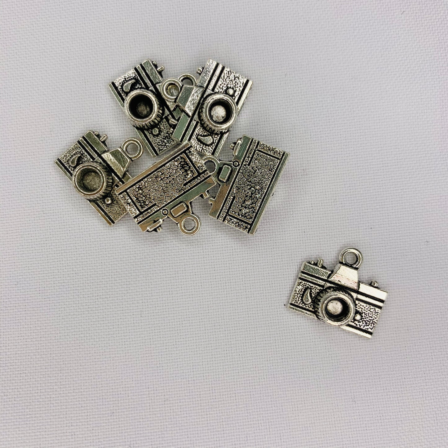 Charms sølv kamera 15mm