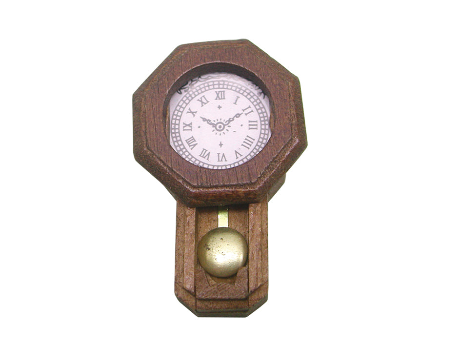 Miniatyr/ mini figur: ur/ klokke, ca 5 cm. TILBUDSPRIS!