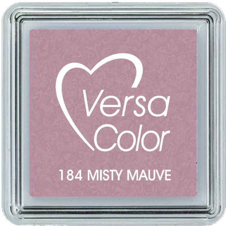 Versacolor inkpad, misty mauve 184 / gammelrosa, liten stempelpute