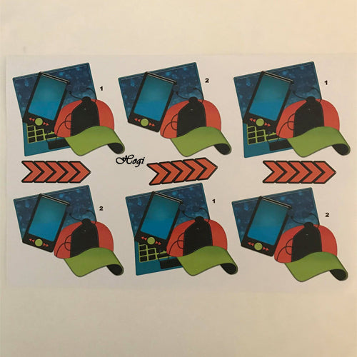 3D klippark caps med PC og iPad