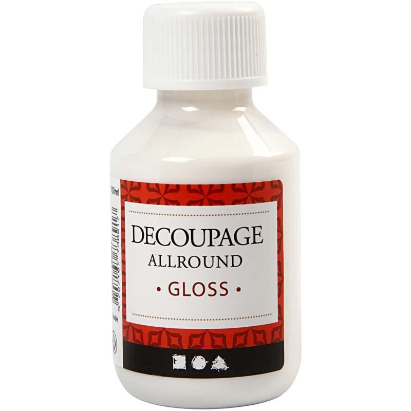 Decoupage allround , gloss.100ml. Blank decoupagelakk