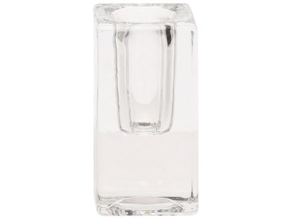 Lysestake til kronelys krystall 4x8cm