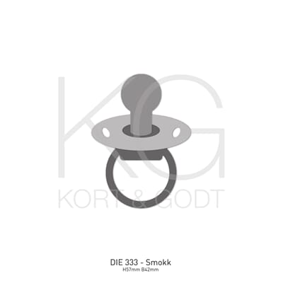 Kort & Godt - Die -Smokk m/ skygge - die 333