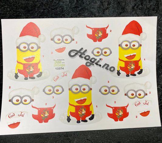 SALG! 3D klippark Minions jul