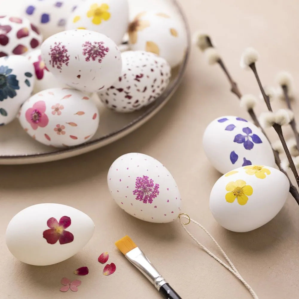 Egg 1 Pk., 12 Stk., H: 6 cm, Pastellfarger