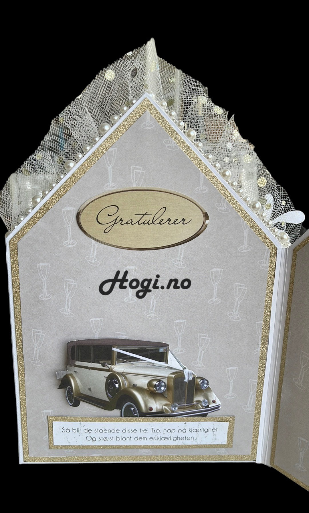 Kort & Godt - bryllup og champagne - mønsterark 12x12 utklippsark