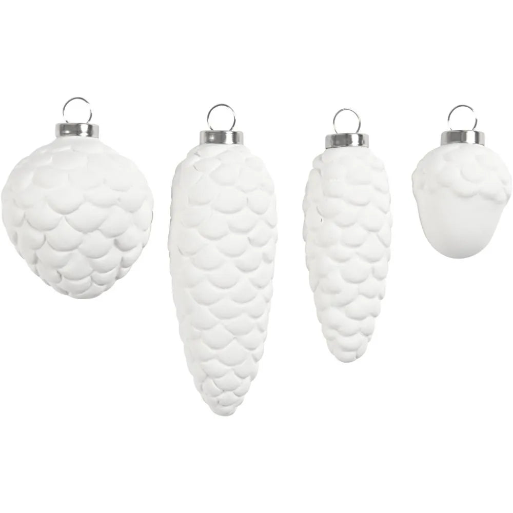 TILBUD ! -50% Kongler 4 stk terracotta