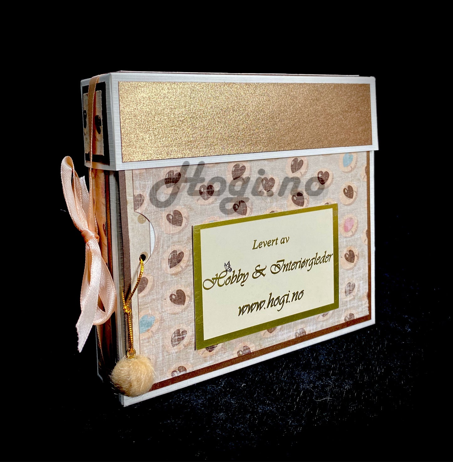 Hobbypakke : lag smart eske til Freia Melkehjerter med mal fra Hogi.no