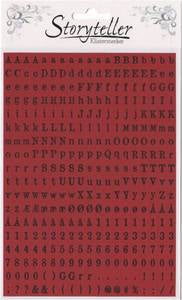 Storyteller klistremerker - alfabet