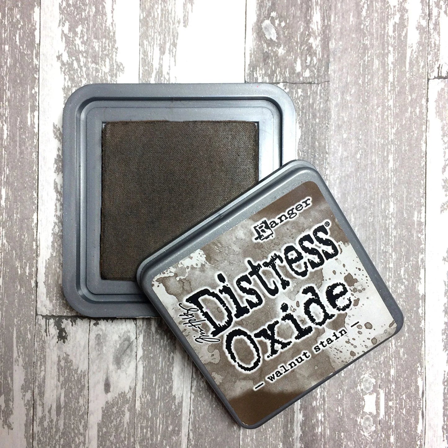 Distress oxide stempelpute - walnut stain