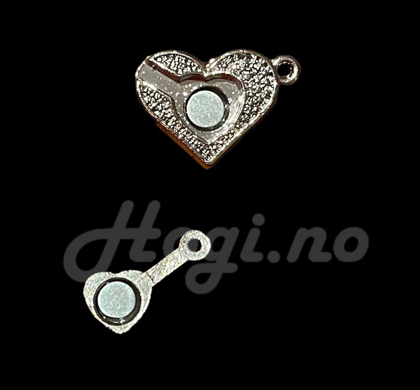 Hjerte Heart Smykkelås og anheng i ett! magnetisk