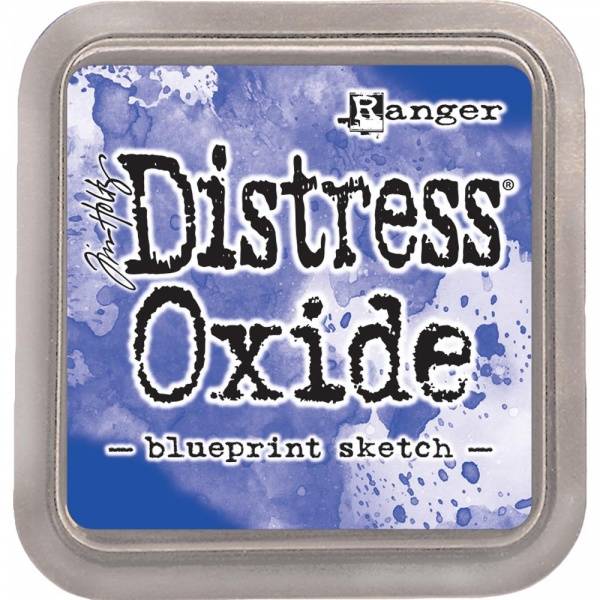 Distress oxide ink pad - Blueprint sketch