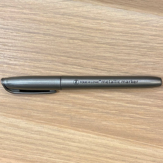 Touch love metallic marker silver