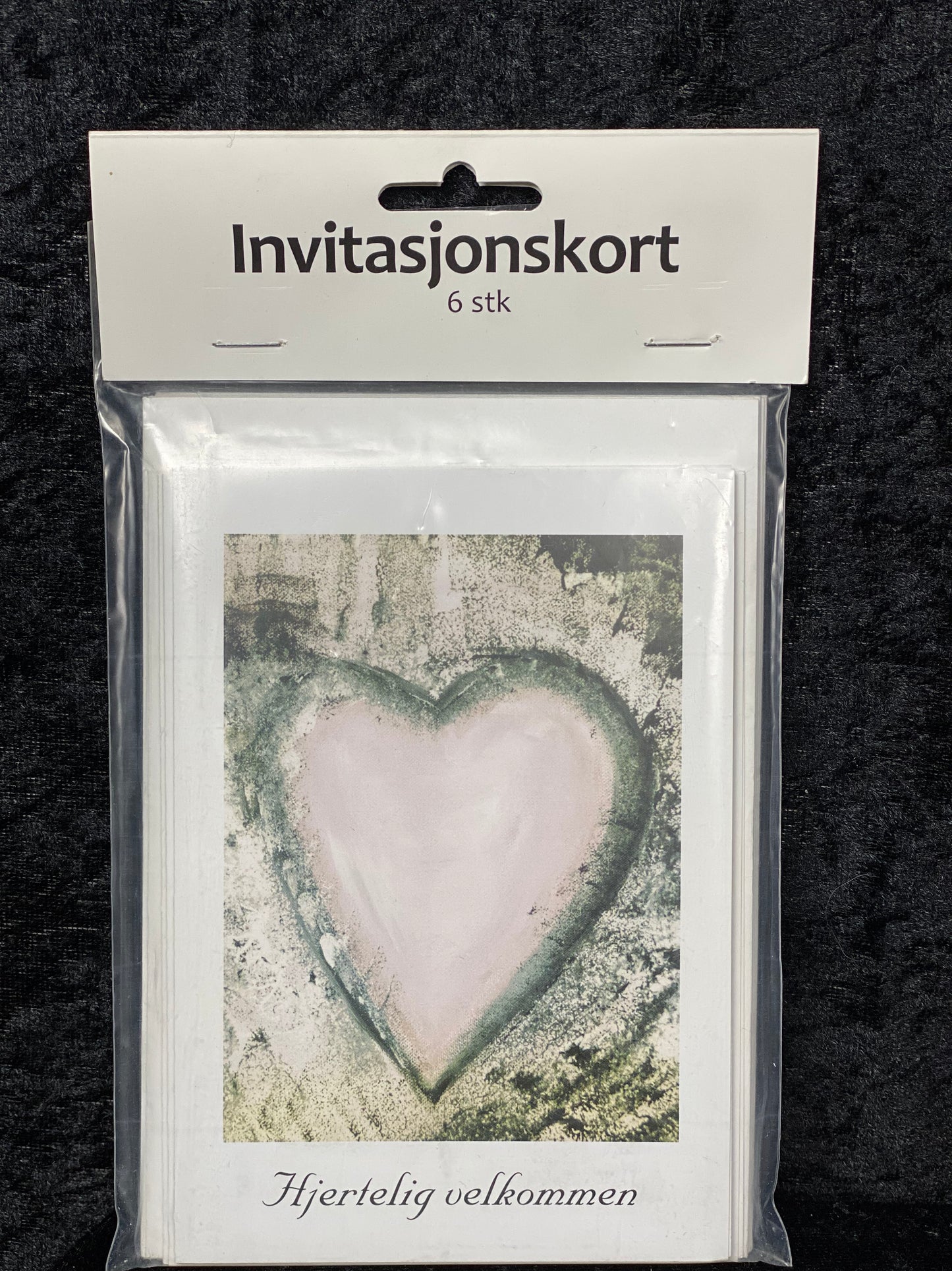 Invitasjoner m/konvolutter- 6 stk
