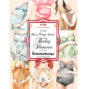 Toppers - motiv - Baby Shower 7x10cm