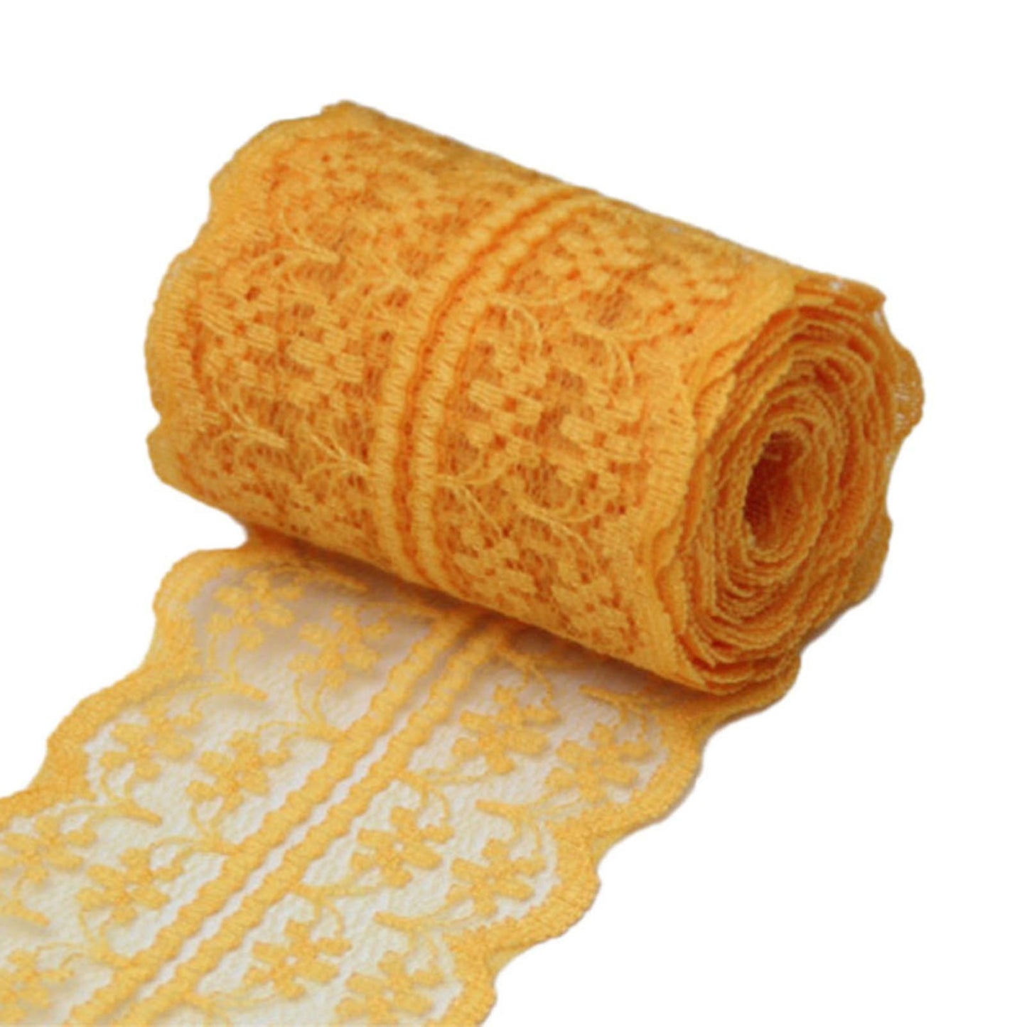 Blonde bånd - oransje 7mm