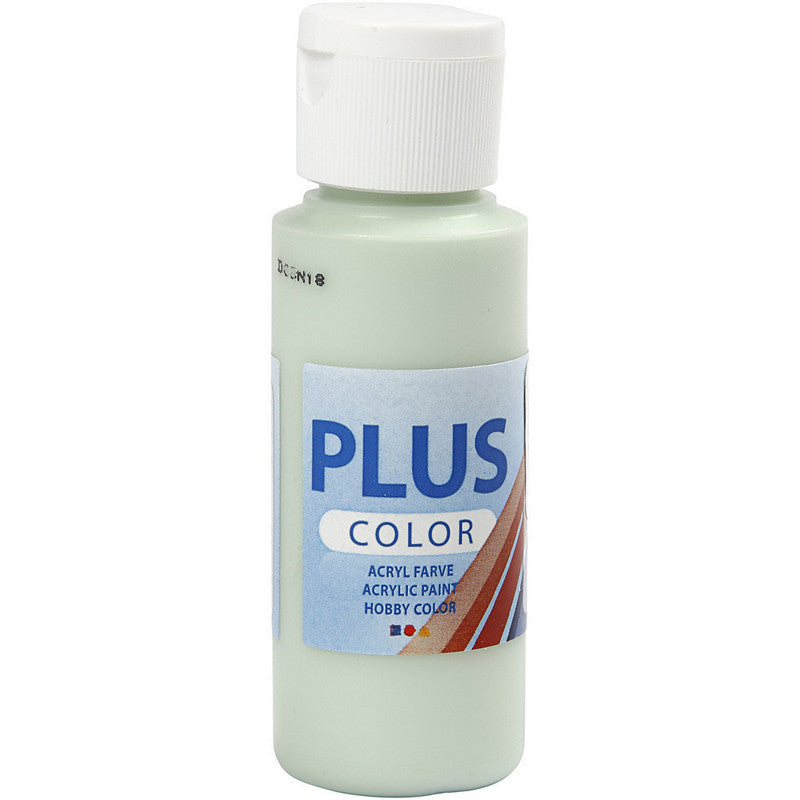 Plus Color hobbymaling - Spring green lys grønn , 60ml
