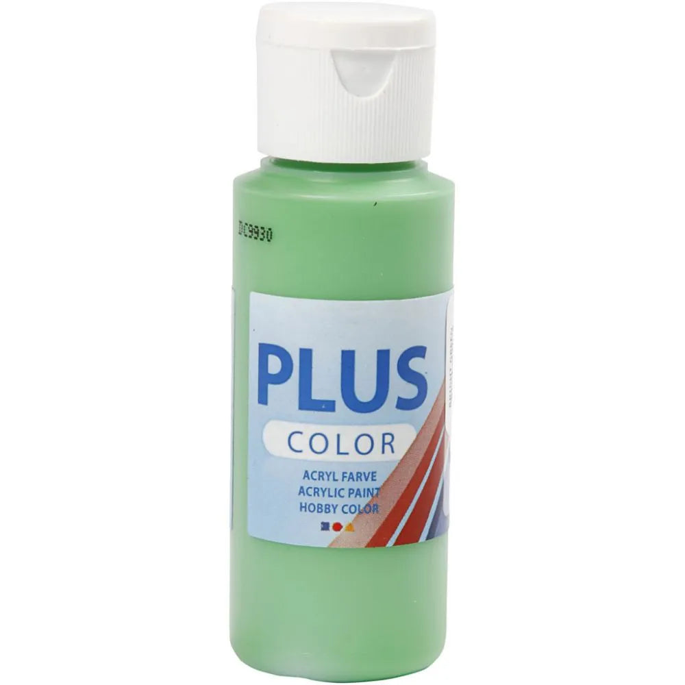 Plus Color hobbymaling - Grønn , 60ml 39676