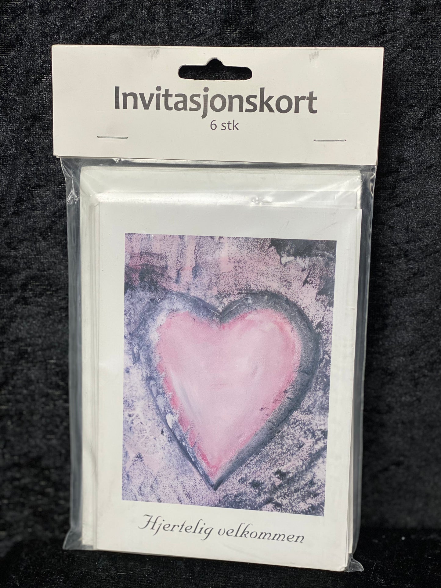 Invitasjoner m/konvolutter- 6 stk