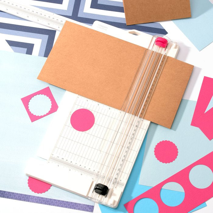 Utsolgt ? Send oss en melding . Vaessen creative Papirkutter XL 15x30cm paper trimmer + scoring - inch + cm – Kutter/preger