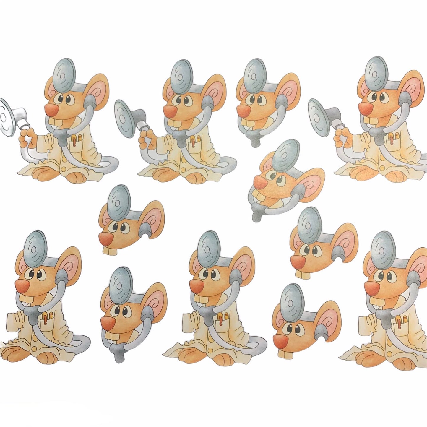 3D klippark Doktor mus -sykepleie