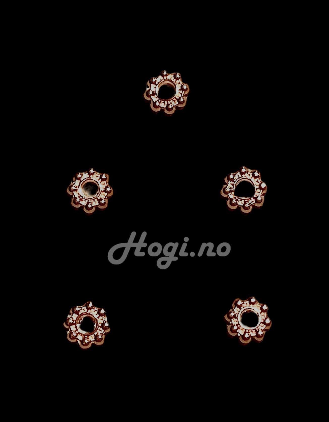 Charms til bunad ring / sølje, 5 stk pr pk. Flere farger å velge i.