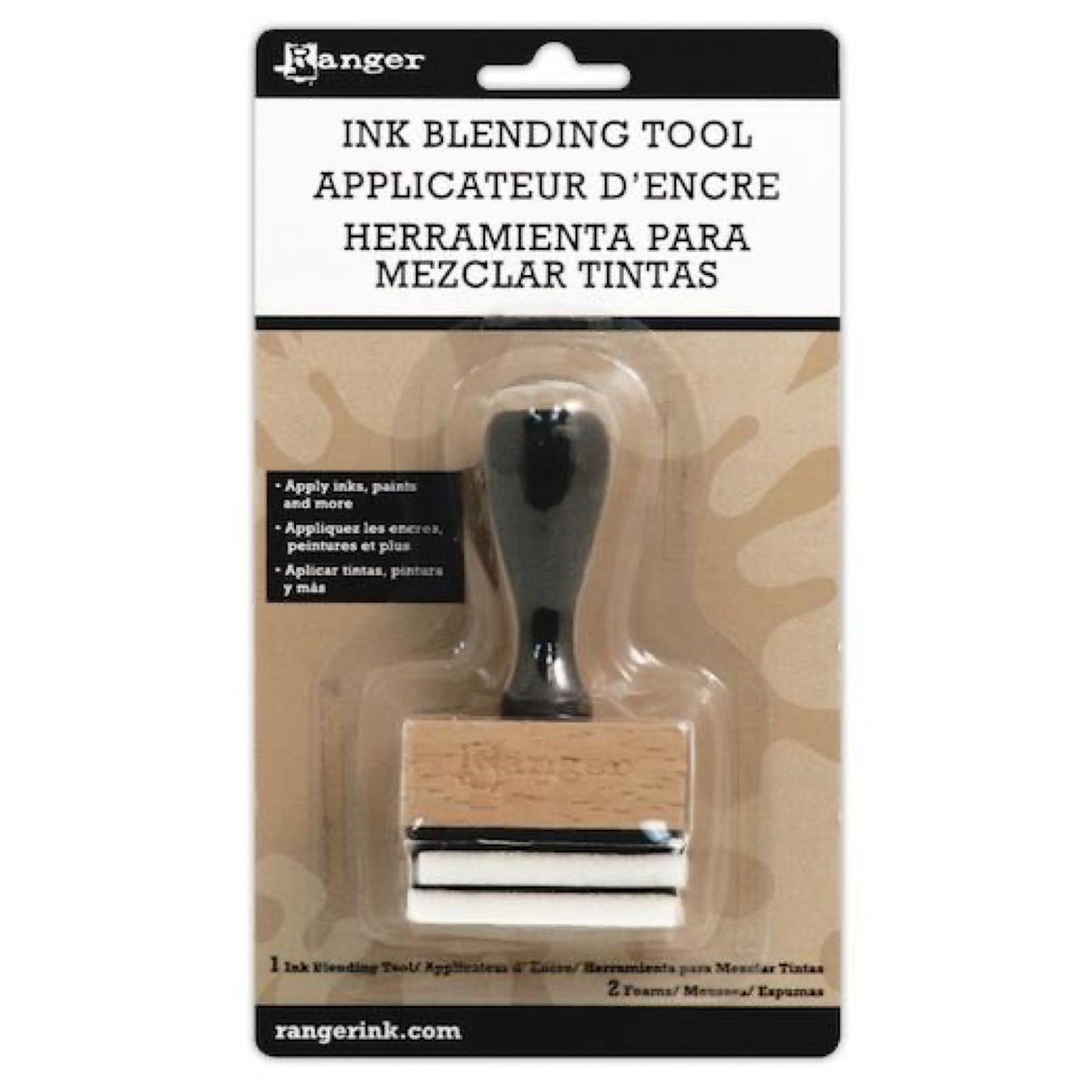 Ink blending tool rektangel. Påføringsverktøy til påføring av ink/ sverte / maling m.m