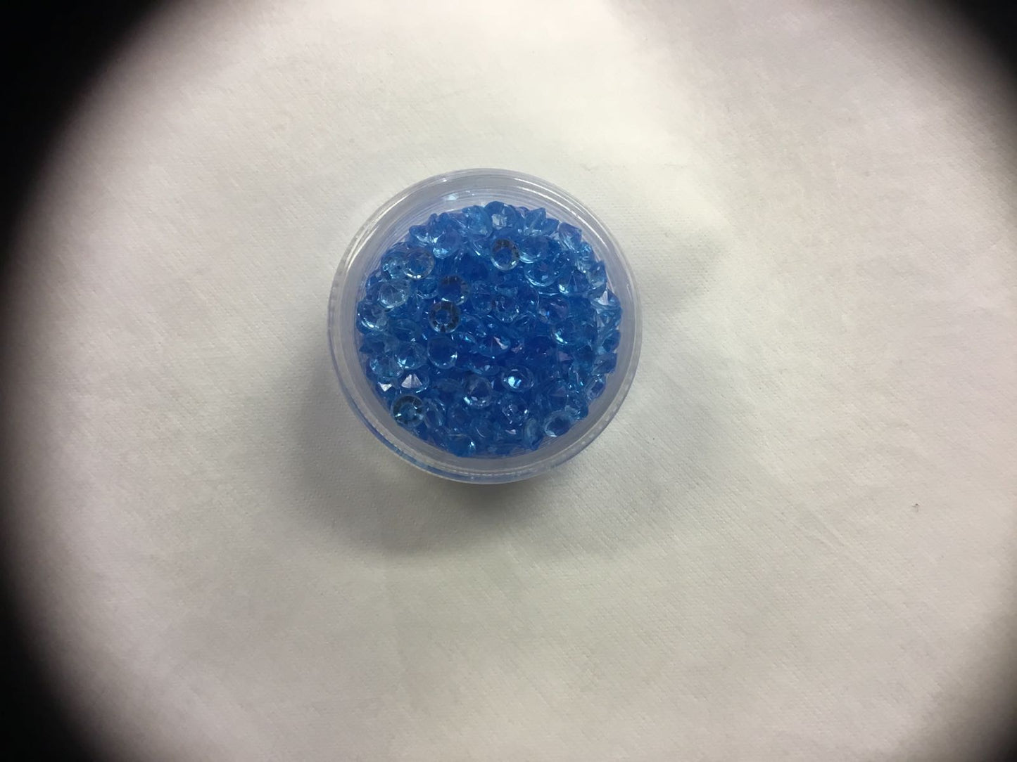 Blå diamant - strøssel / glitter