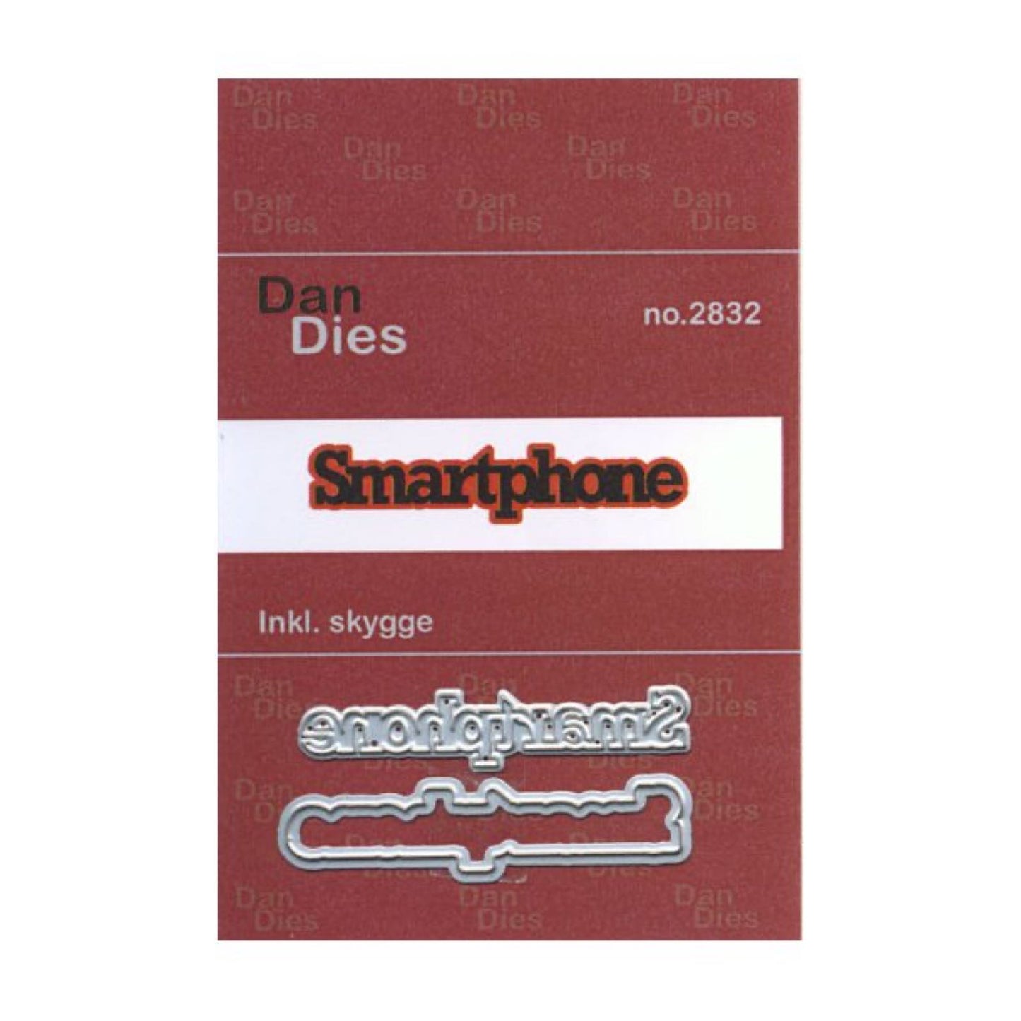 Dan Dies - tekst «Smartphone» med skygge